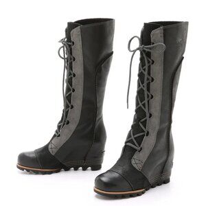 Sorel Leather Cate The Great Wedge Waterproof Boot S7.5